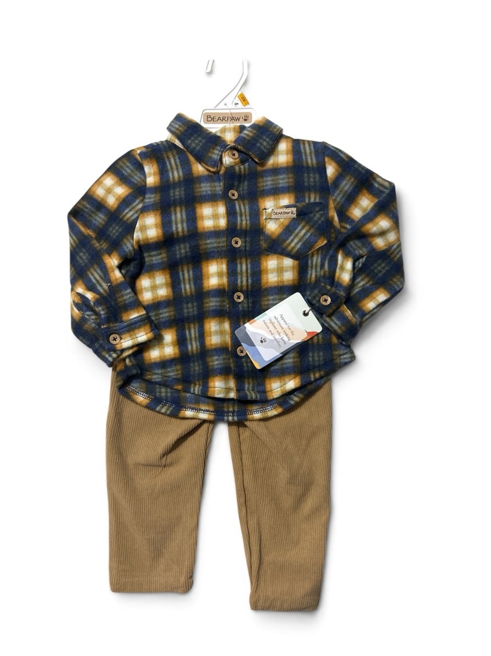 Bearpaw toddler boy's 2-piece outfit  Size 12 &  18 Months